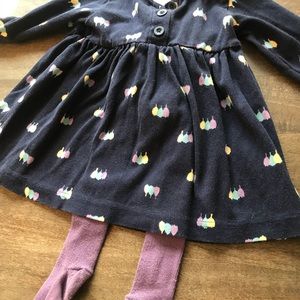 Tulip Dress and Tights